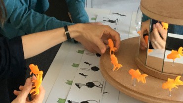 Praxinoscope 3D-volume. Formation sur la Malle jouets optiques et pré-cinéma Praximage